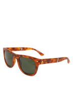 Dolce & Gabbana DG6089 Havana Full Rim Round Lenses Foldable Sunglasses