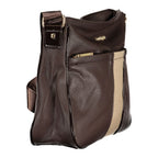 Laura Biagiotti Marrone PVC Women Handbag