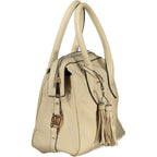 Laura Biagiotti Beige PVC Women Handbag