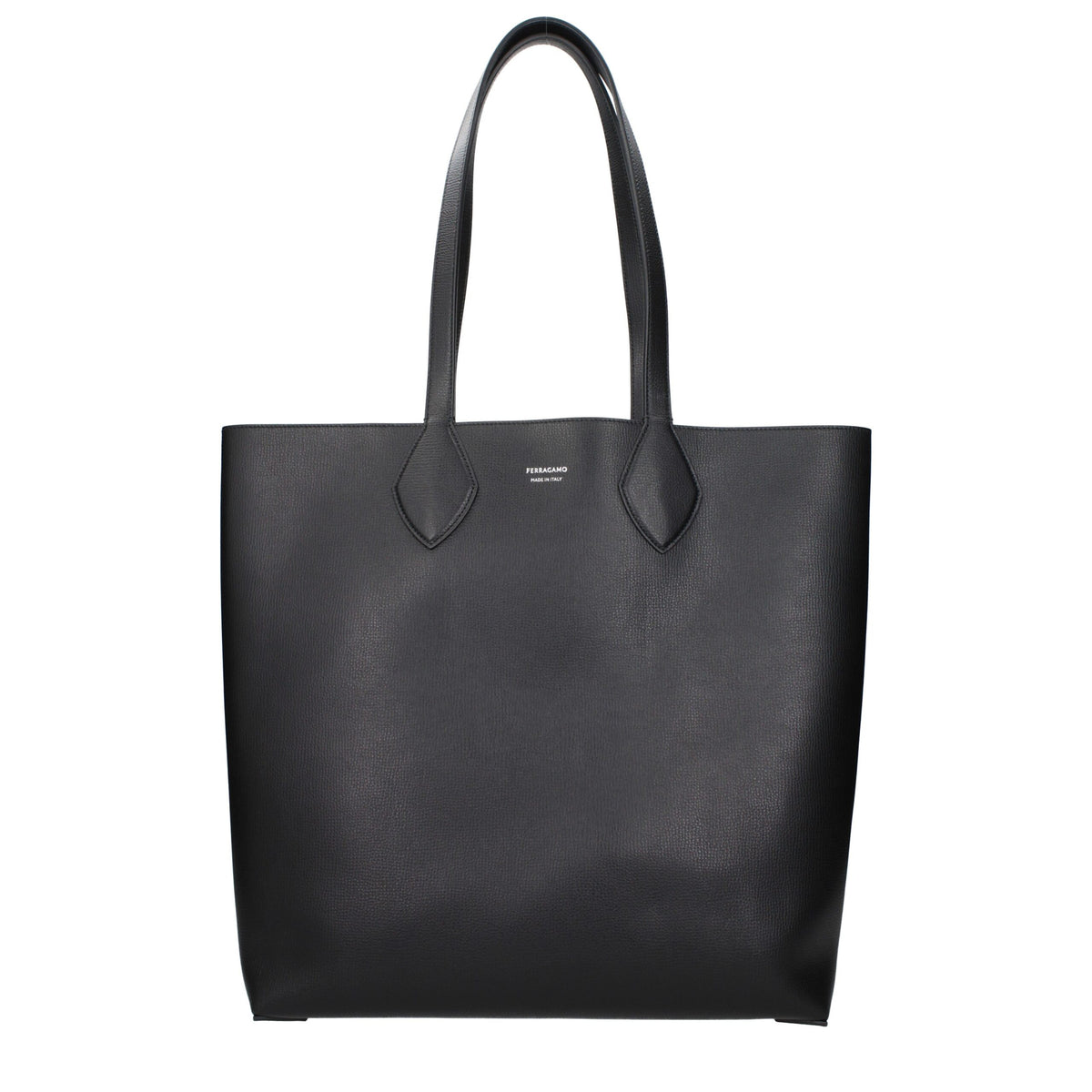 Ferragamo Black Leather Shoulder Bag