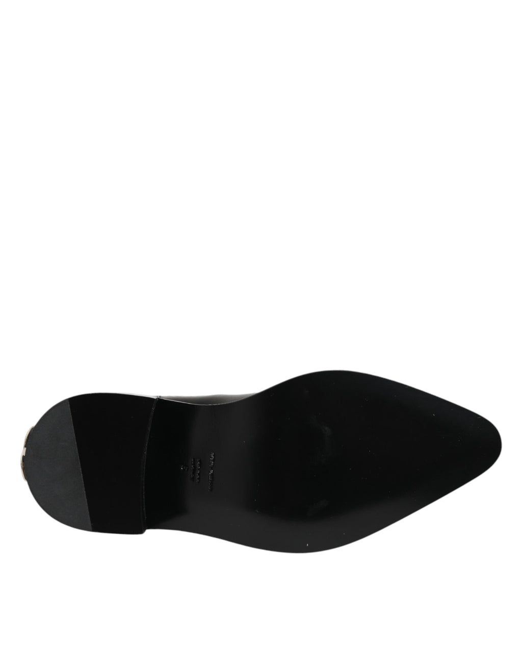 Dolce & Gabbana Black Studded Chelsea Short Ankle Boots Shoes