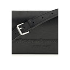 Alexander Wang Black Calf Leather Bos Taurus Shoulder Bag