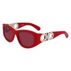 Ferragamo Multicolor Acetate Sunglasses