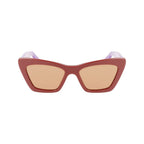 Ferragamo Brown Acetate Sunglasses