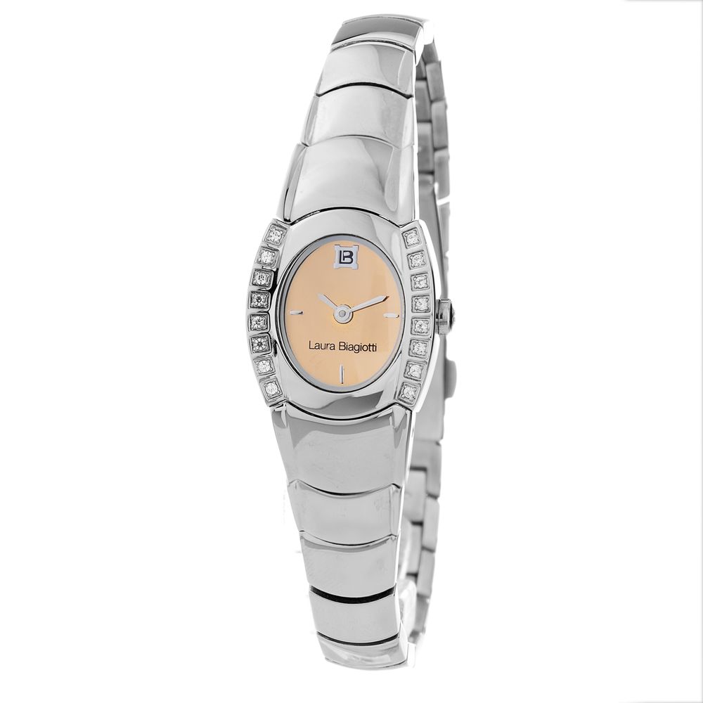 Laura Biagiotti Silver Stainless Steel Dress Watch