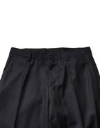 Dolce & Gabbana Black Wool Single Breasted Men 2 Piece Suit