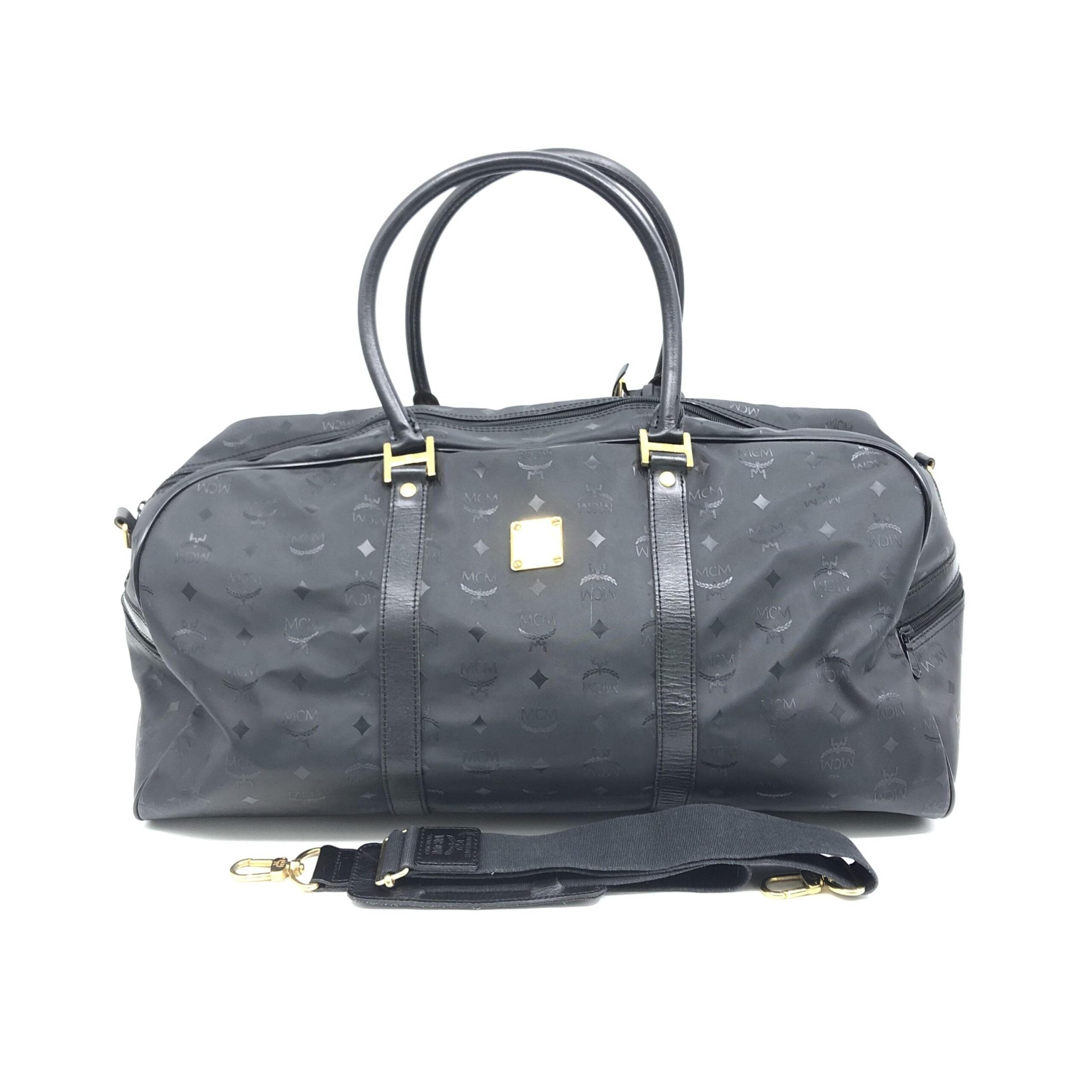 MCM Visetos Duffle Travel Bag