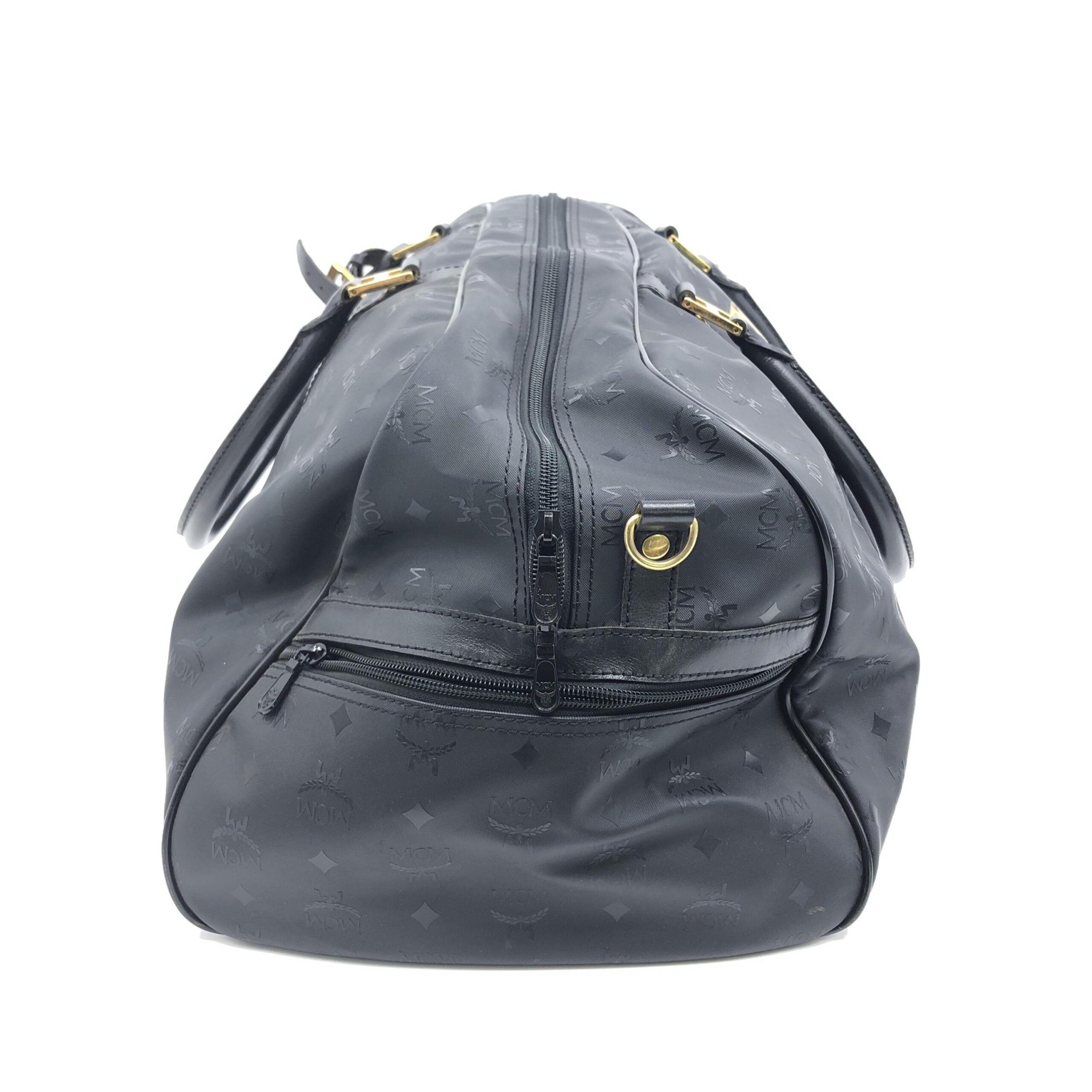 MCM Visetos Duffle Travel Bag