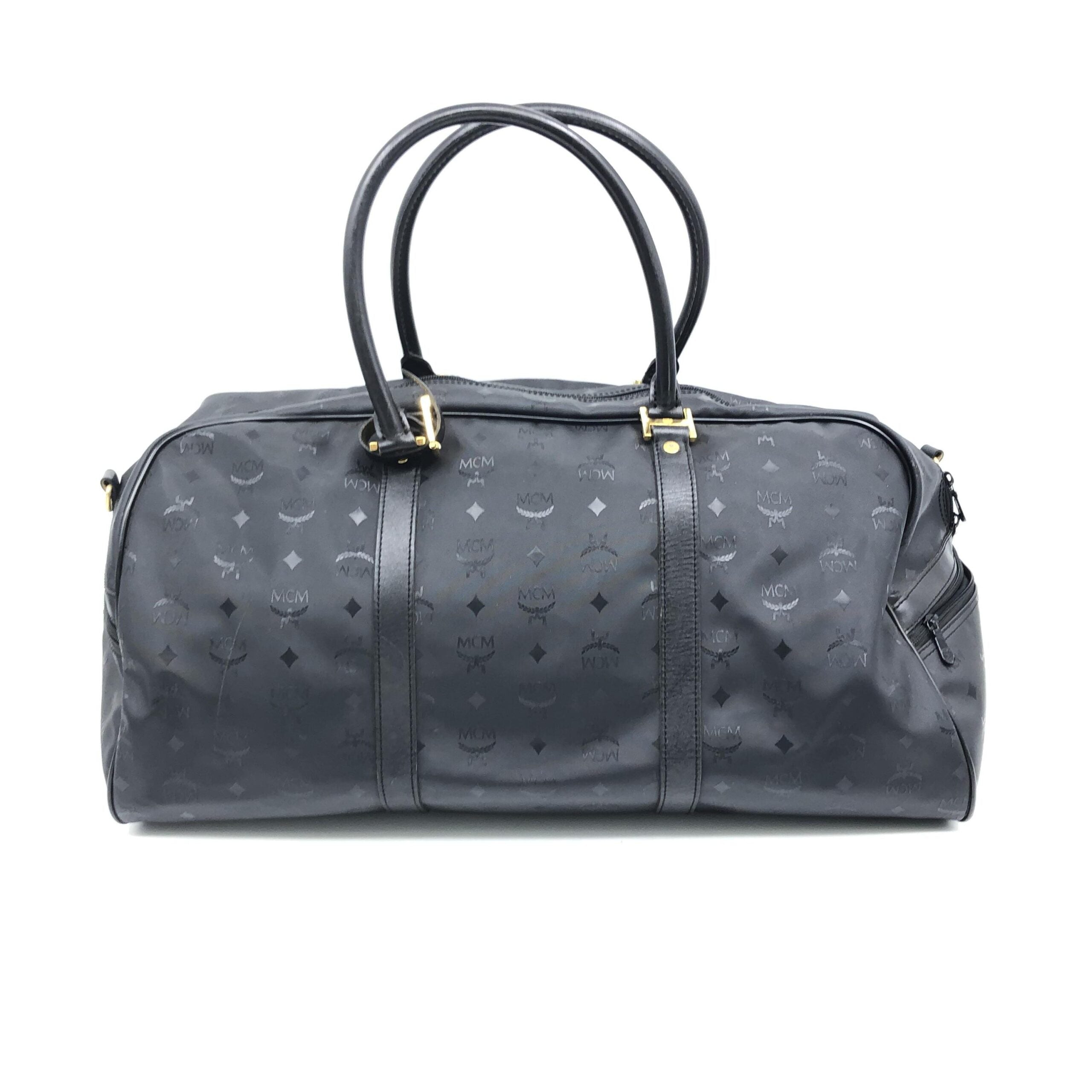 MCM Visetos Duffle Travel Bag