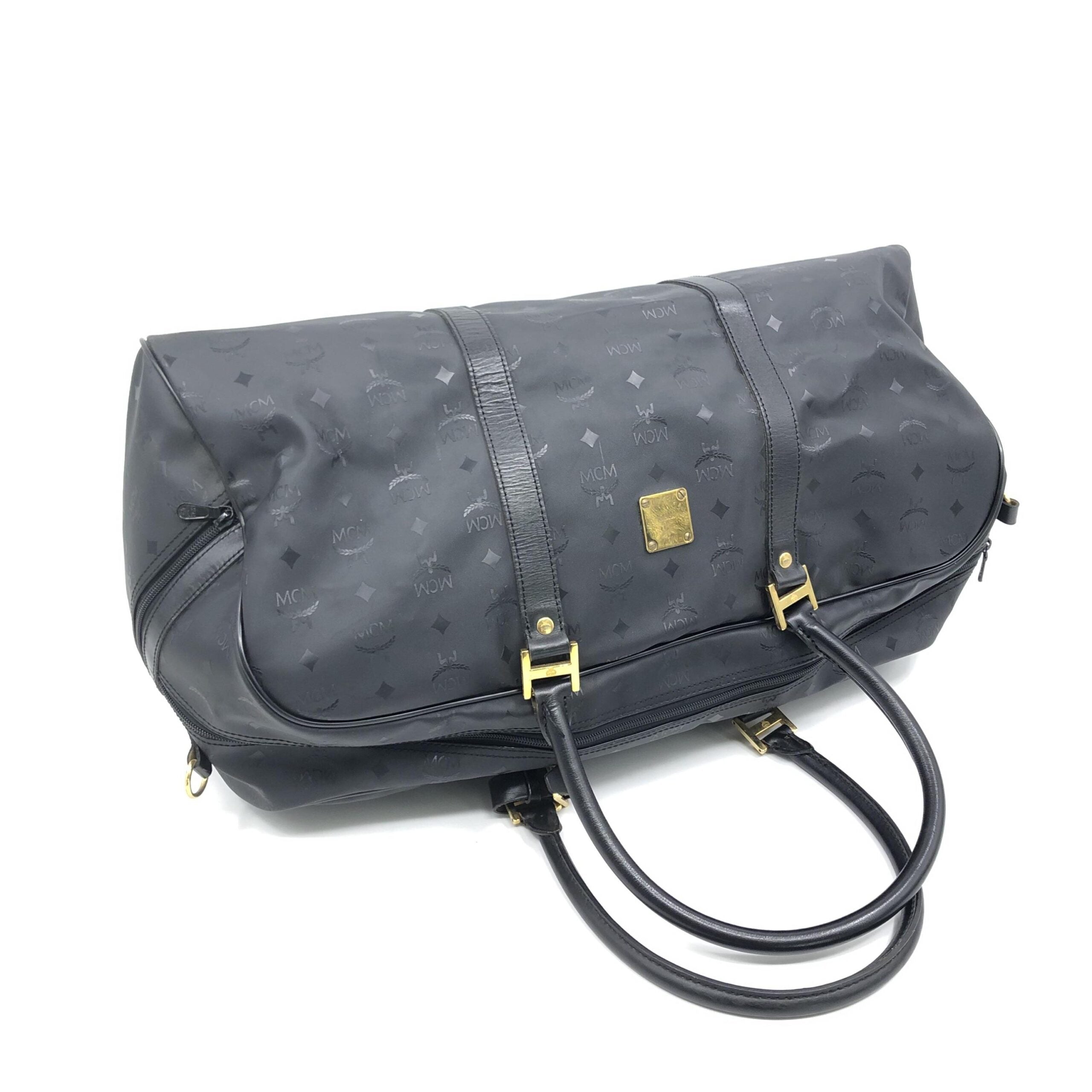 MCM Visetos Duffle Travel Bag