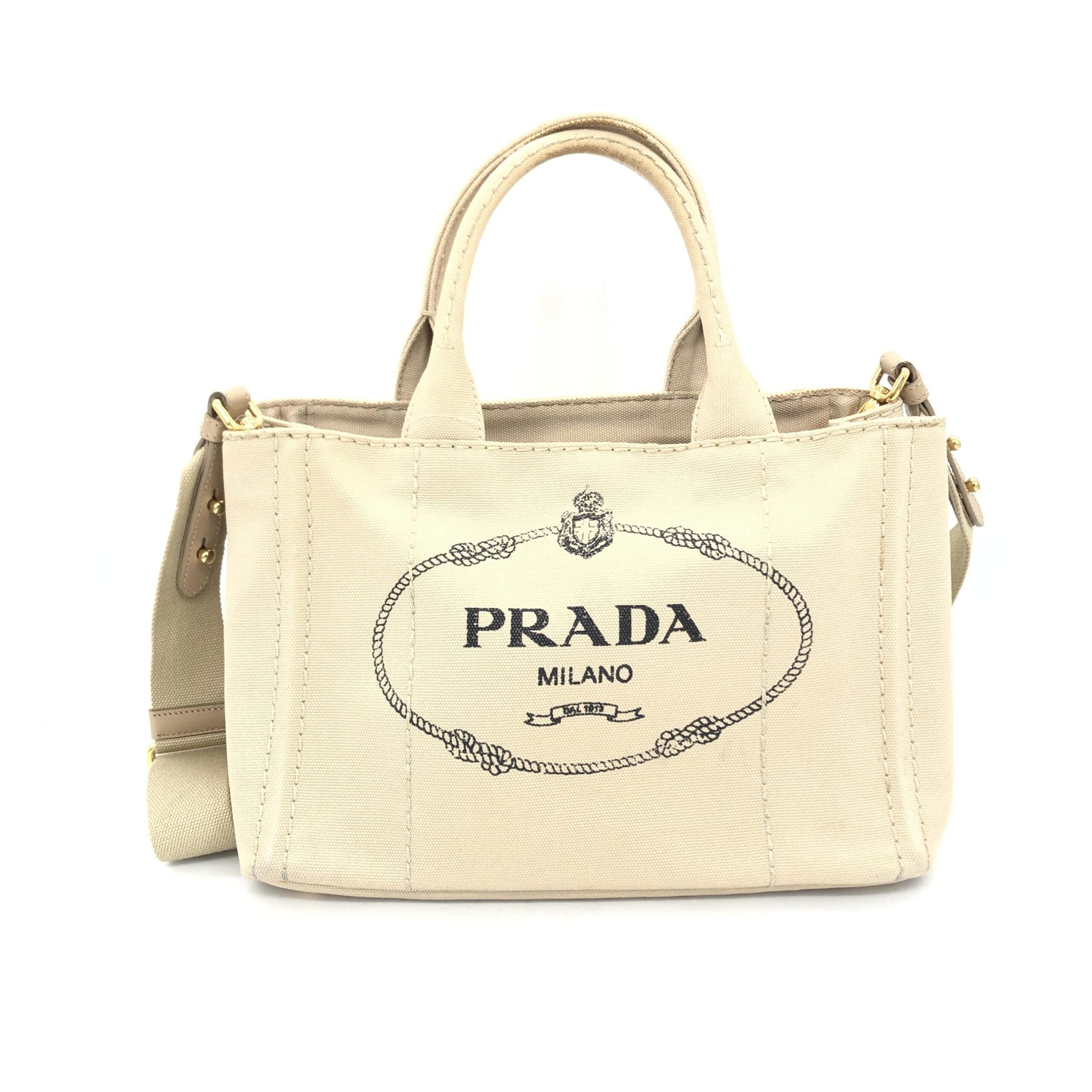 Prada Canapa 2 Way Tote Bag