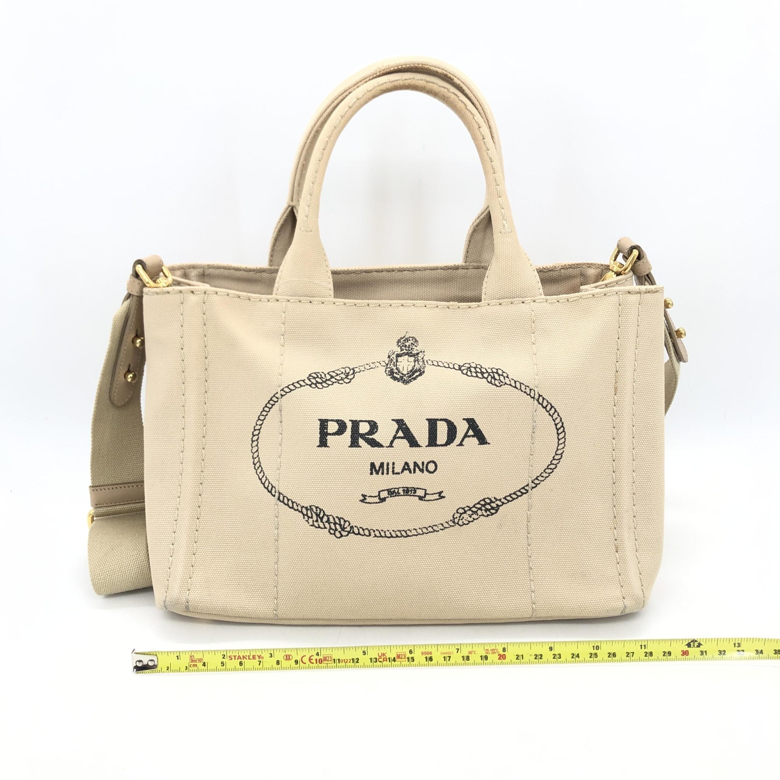Prada Canapa 2 Way Tote Bag