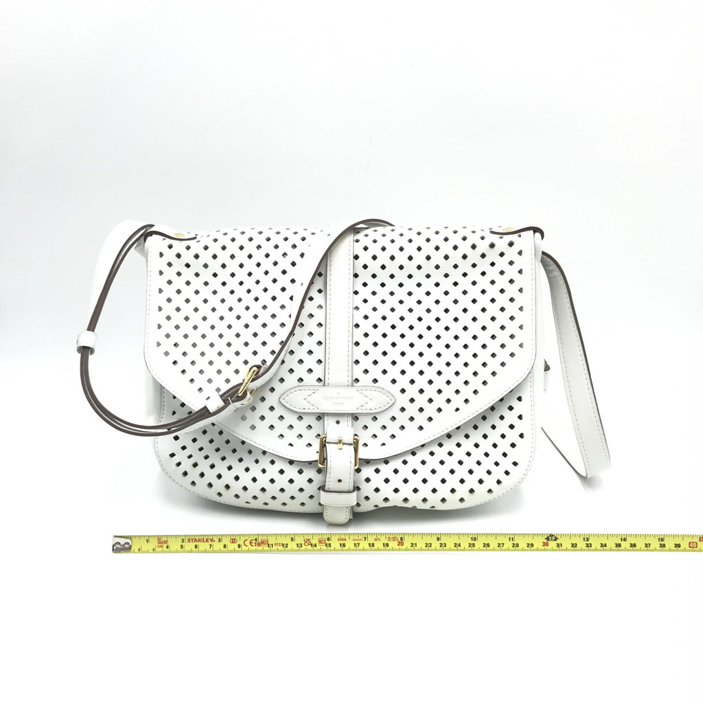 Louis Vuitton Sofia Coppola Flore Perforated Saumur Crossbody Bag