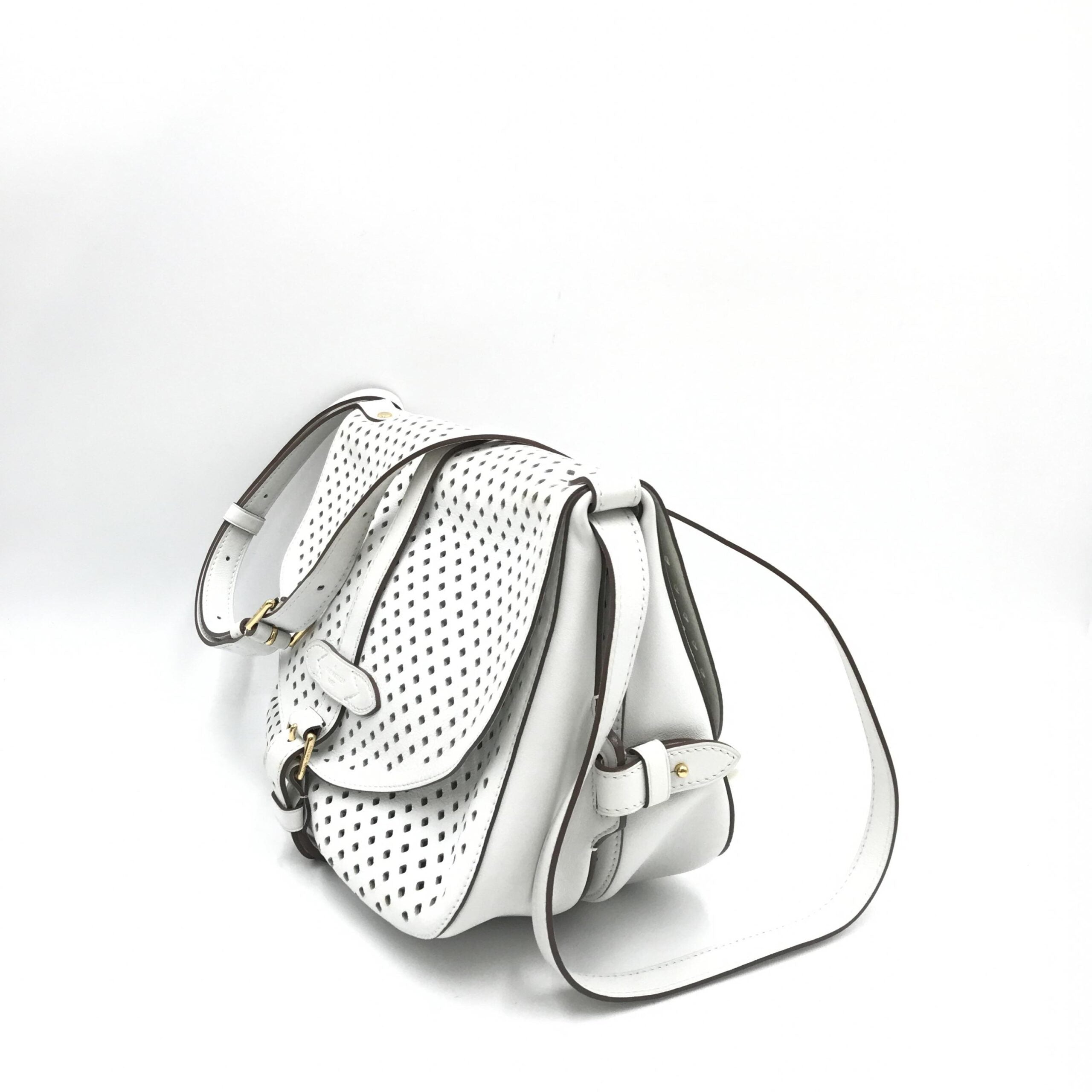 Louis Vuitton Sofia Coppola Flore Perforated Saumur Crossbody Bag