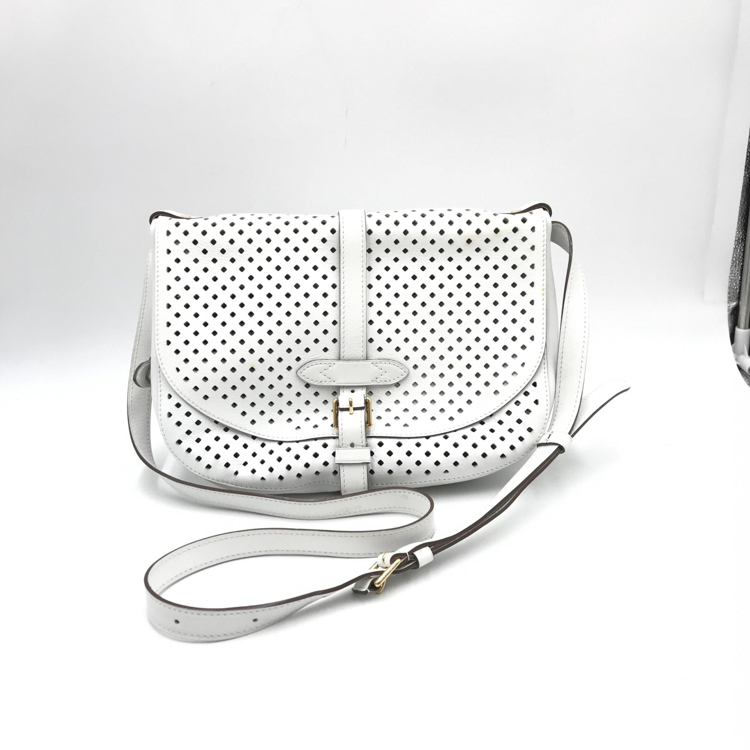 Louis Vuitton Sofia Coppola Flore Perforated Saumur Crossbody Bag