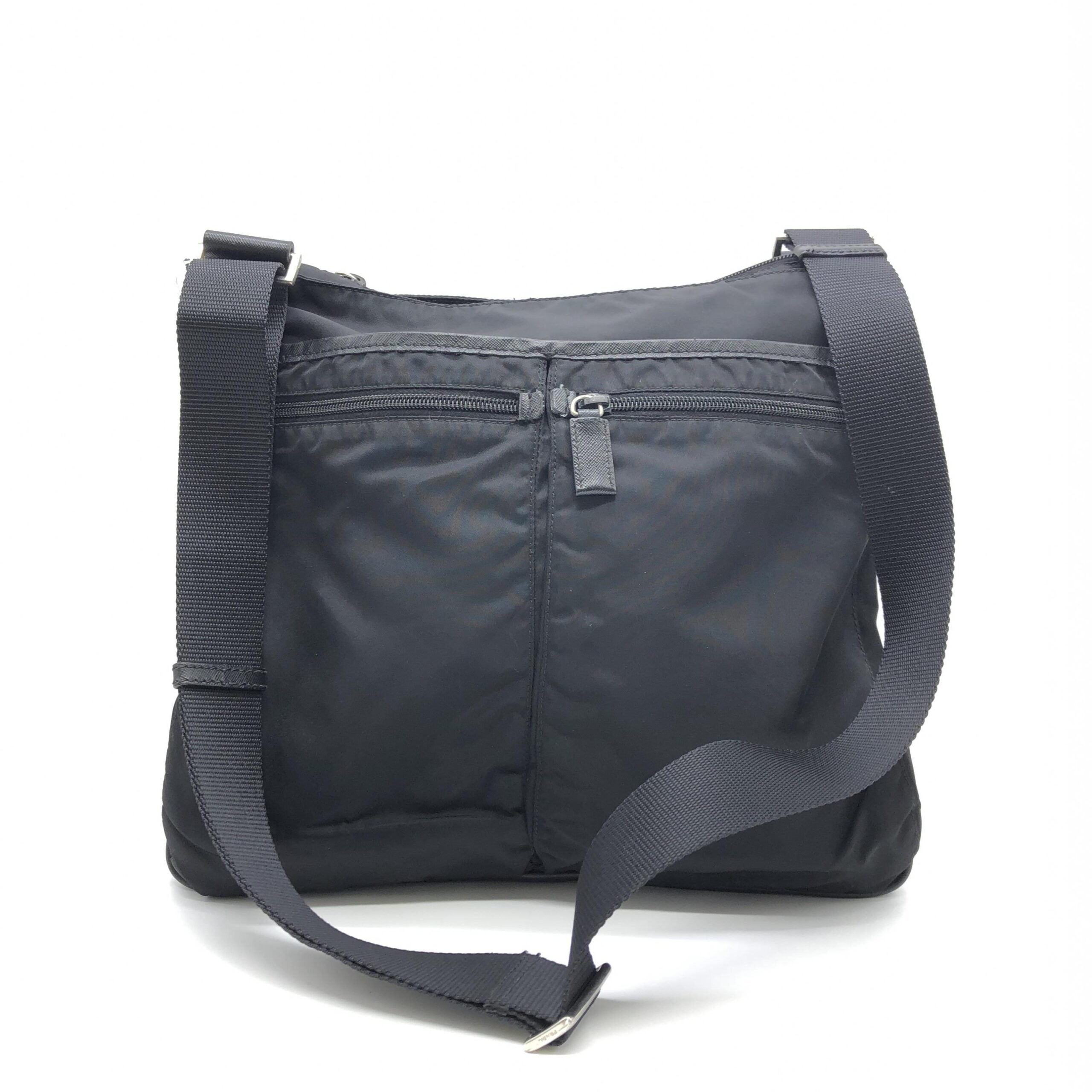 Prada Shoulder Bag With Logo Plate