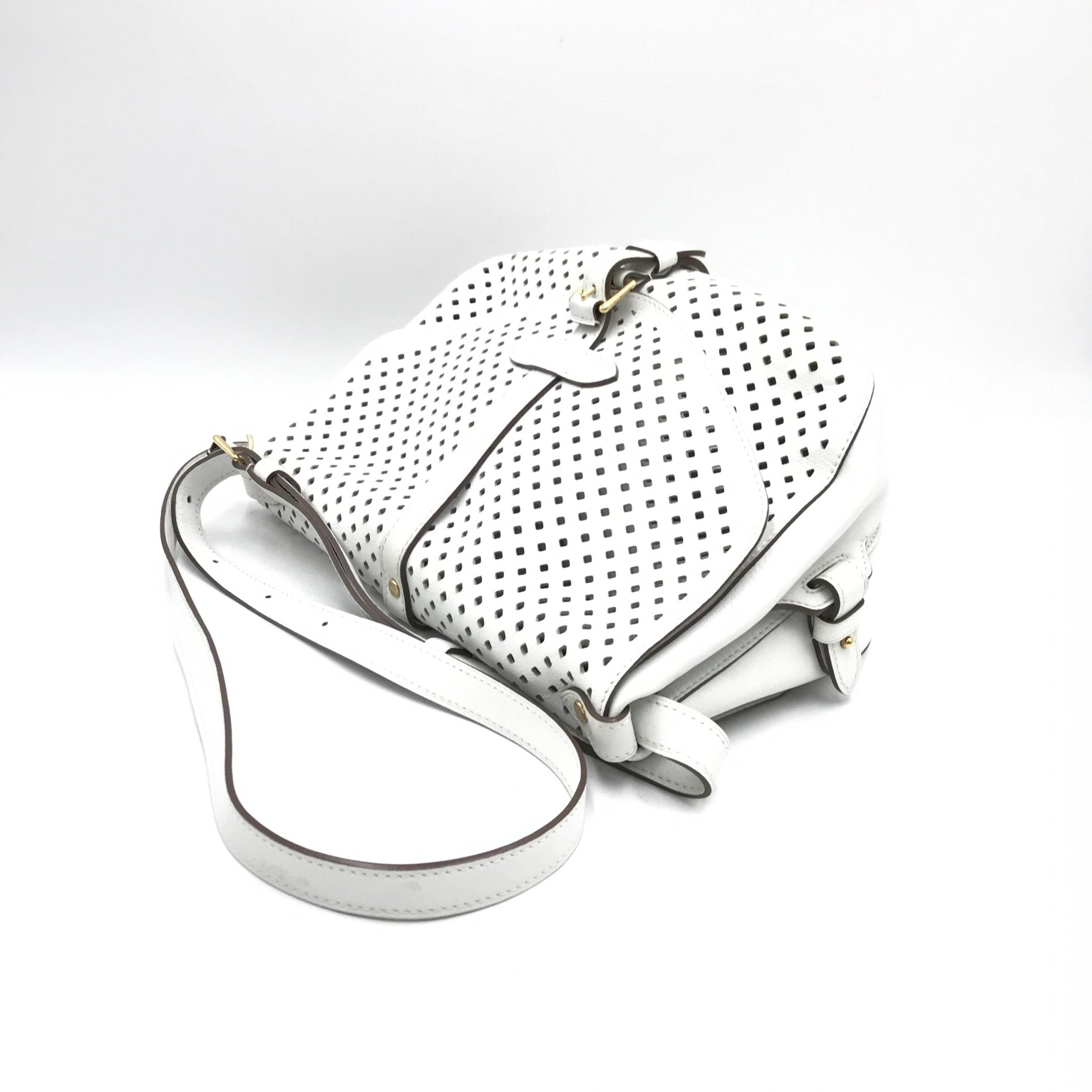 Louis Vuitton Sofia Coppola Flore Perforated Saumur Crossbody Bag