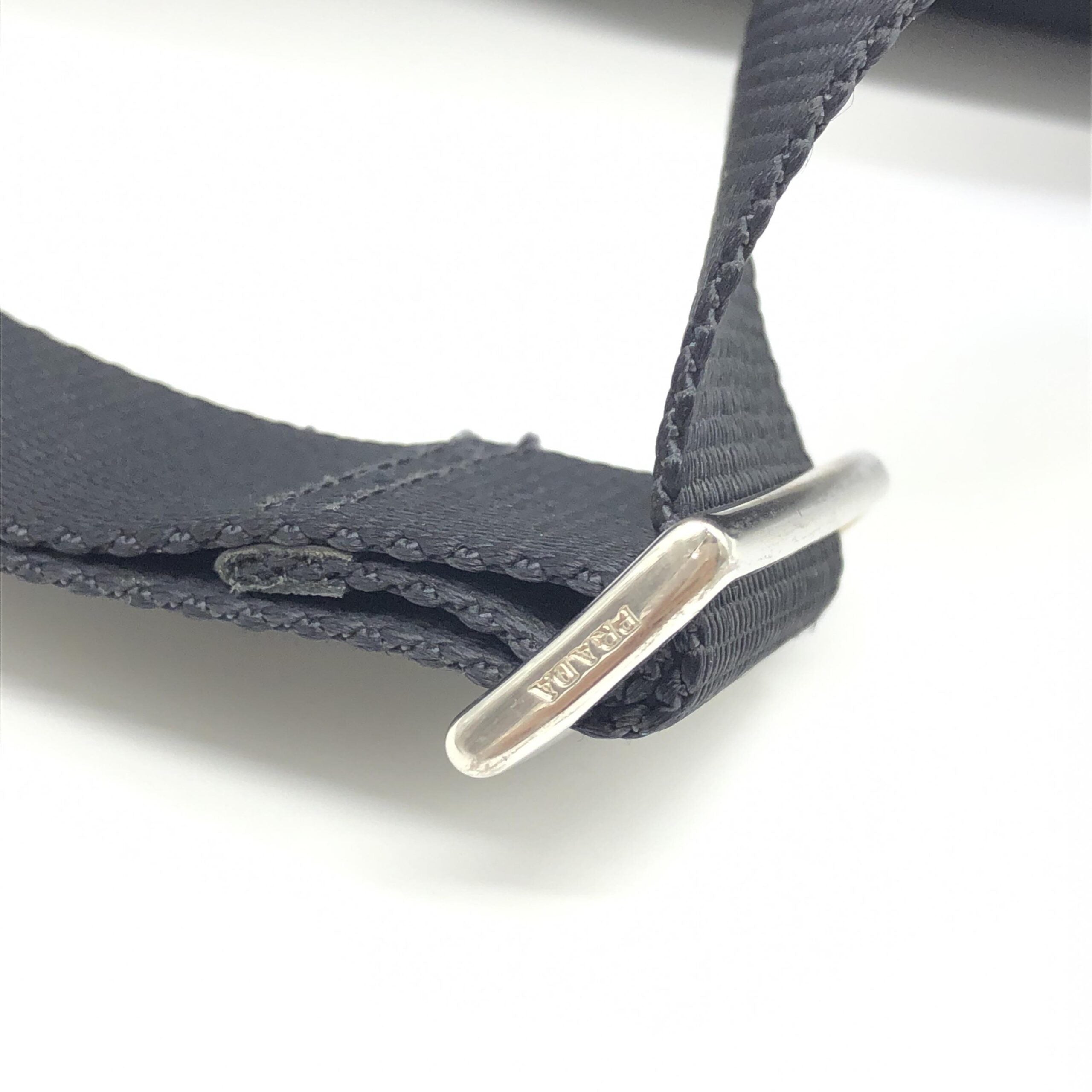 Prada Shoulder Bag With Logo Plate