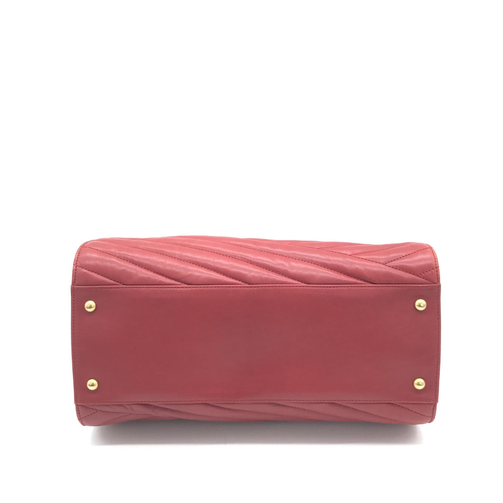 Chanel Chevron Chain Tote