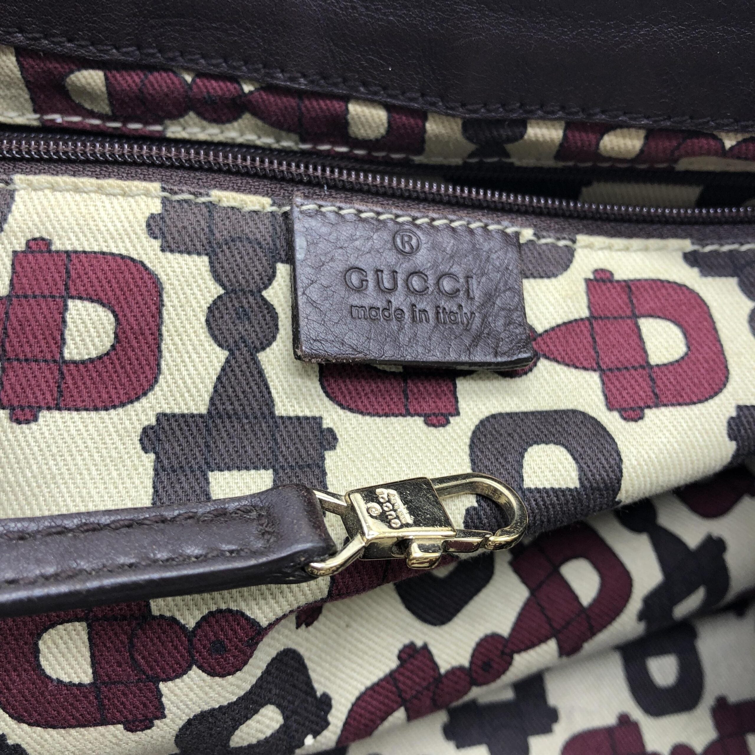 Guccissima D-Ring Shoulder Bag