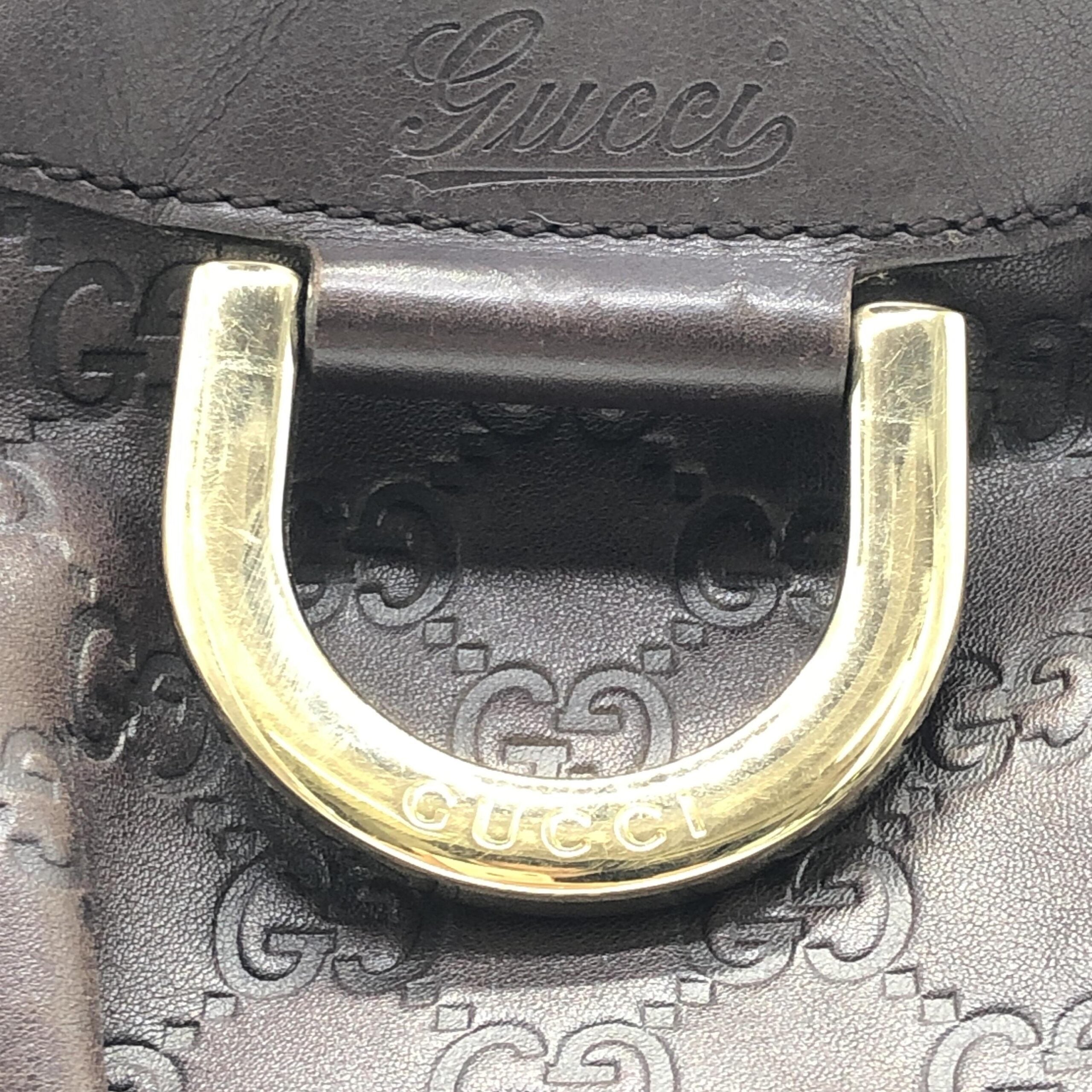 Guccissima D-Ring Shoulder Bag