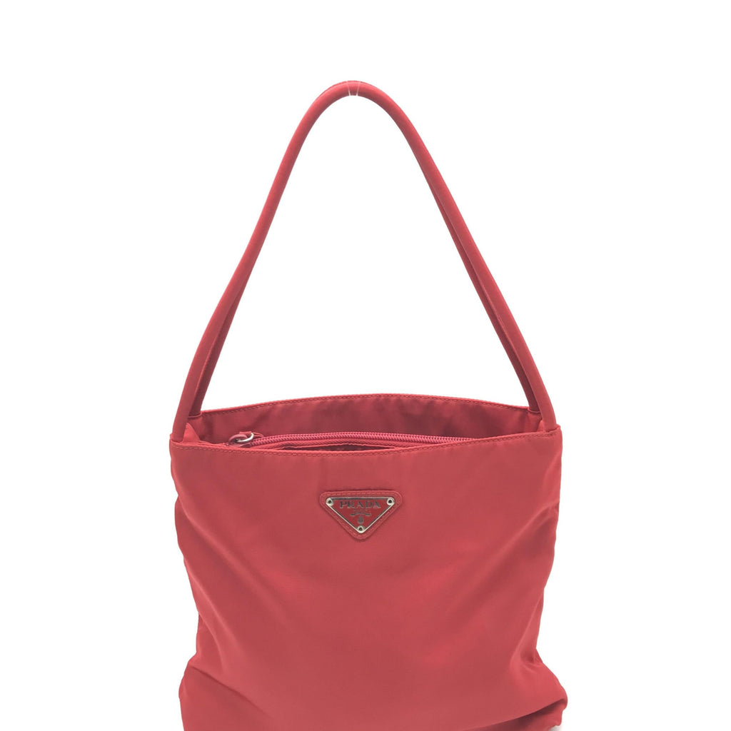 Prada Tote Bag With Logo Plate