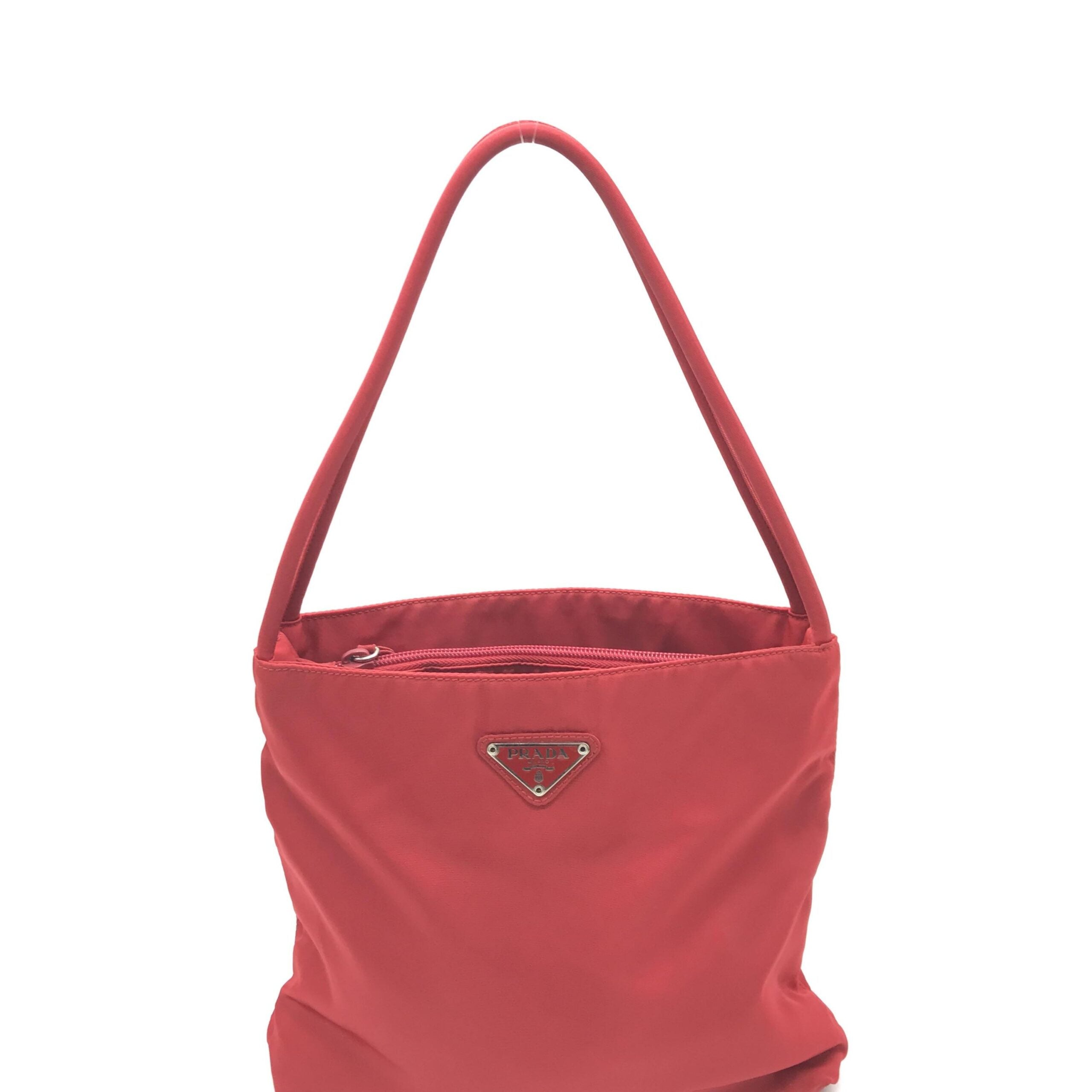 Prada Tote Bag With Logo Plate