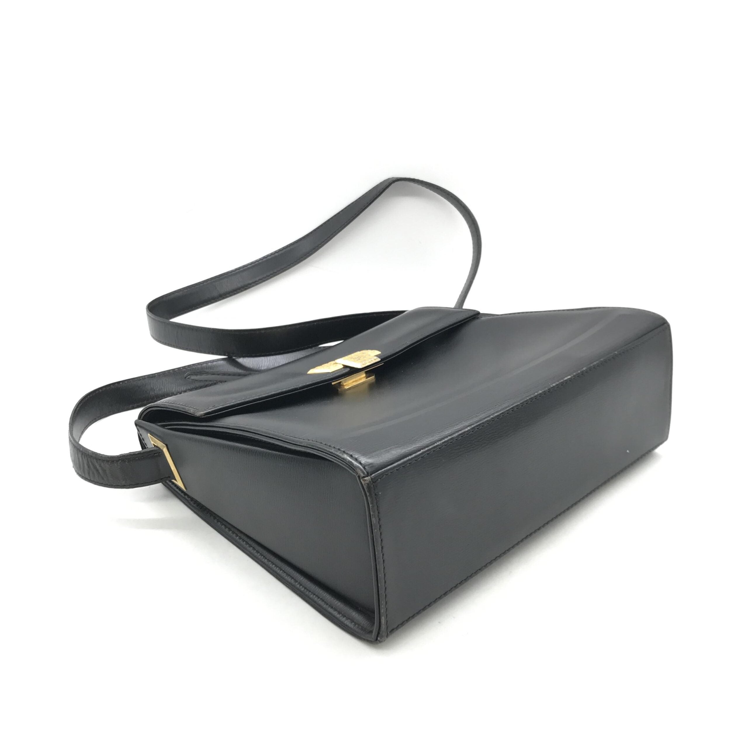 Christian Dior Shoulder Bag With Gold Hardware