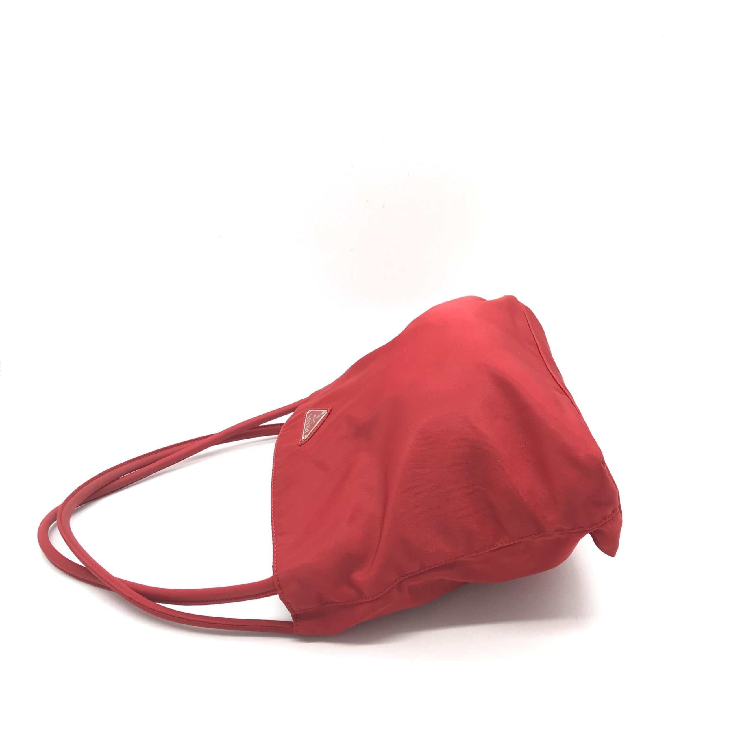 Prada Tote Bag With Logo Plate