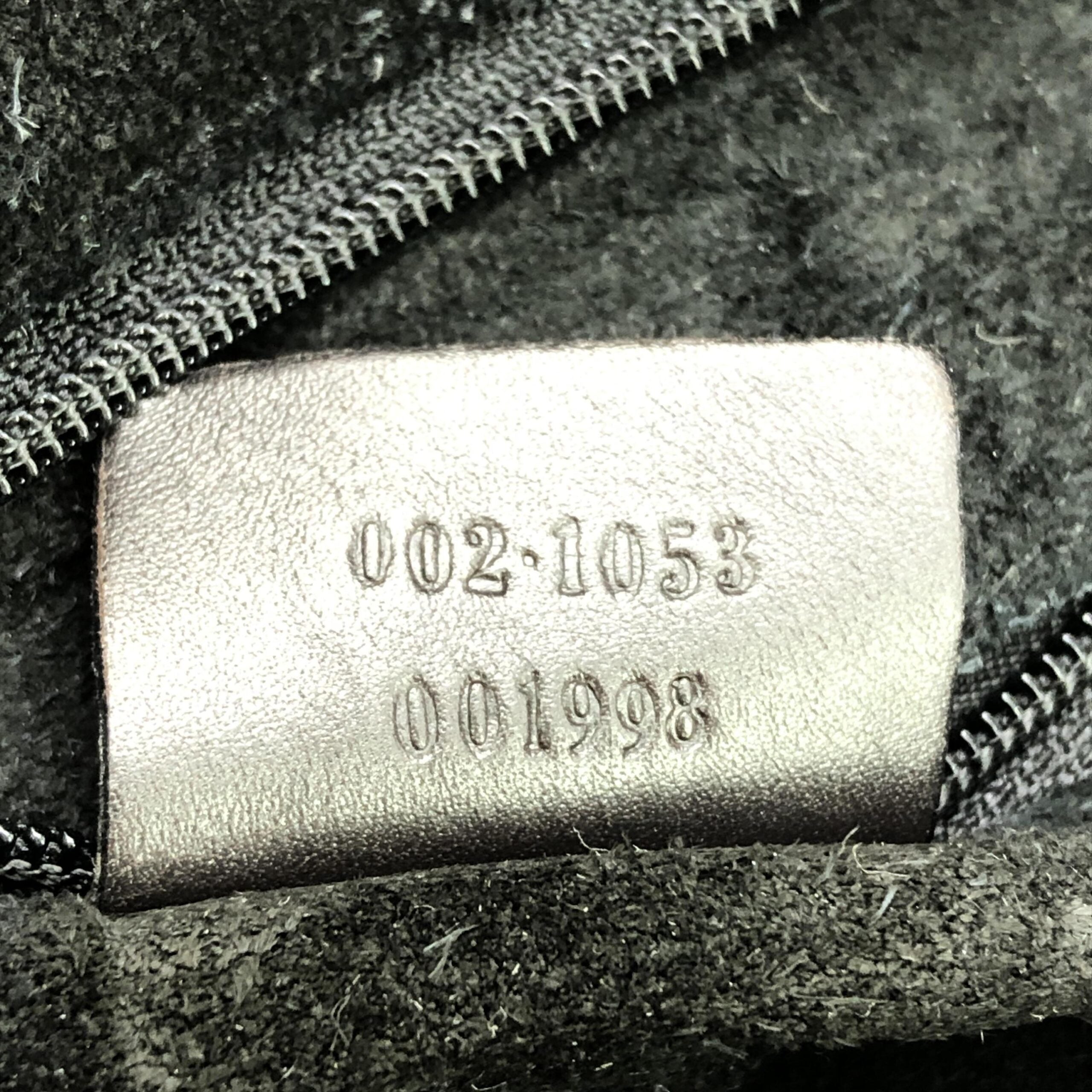 Gucci GG Suede Drawstring Tote Bag