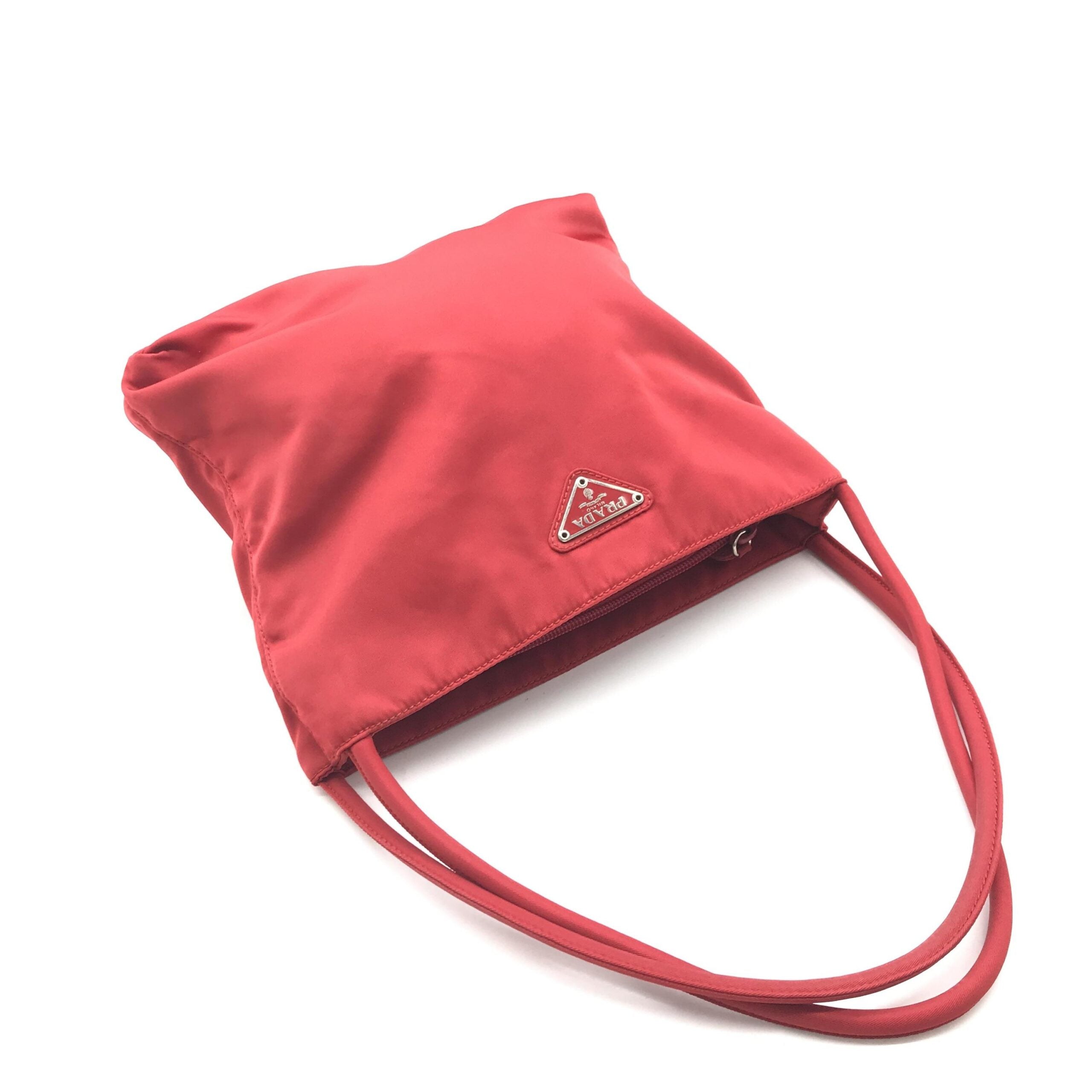 Prada Tote Bag With Logo Plate