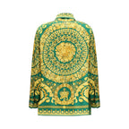 Versace Bicolor Silk Shirt