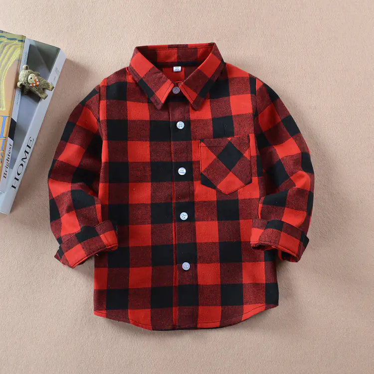 Boys' Checkered Shirt