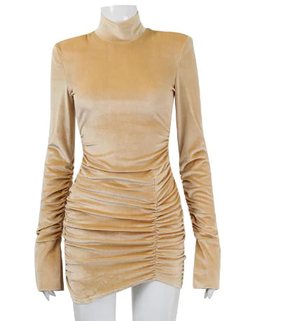 Slim-fit Hip-wrapped Short Dress for Women's Fashion