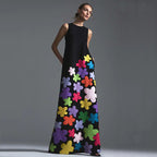 Sleeveless Printed Dresses for Women - European & American