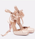 Ballet Bow Stiletto Heels