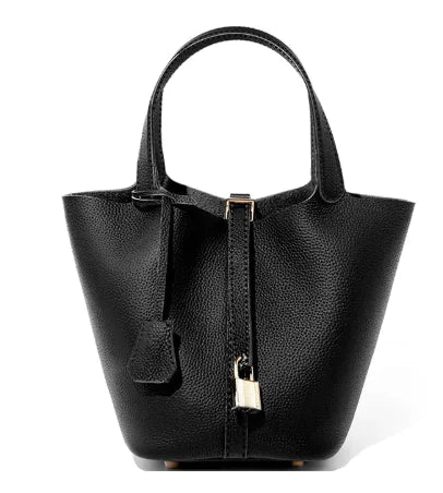 Essential Leather Bucket Handbag