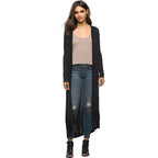 Long Sleeve Hooded Long Thin Coat