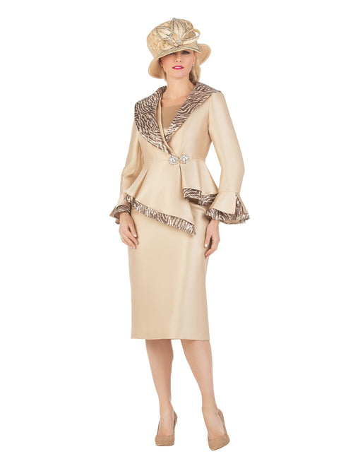 2pc Shawl Collar Uneven Jkt Sweep Skt Suit-Plus