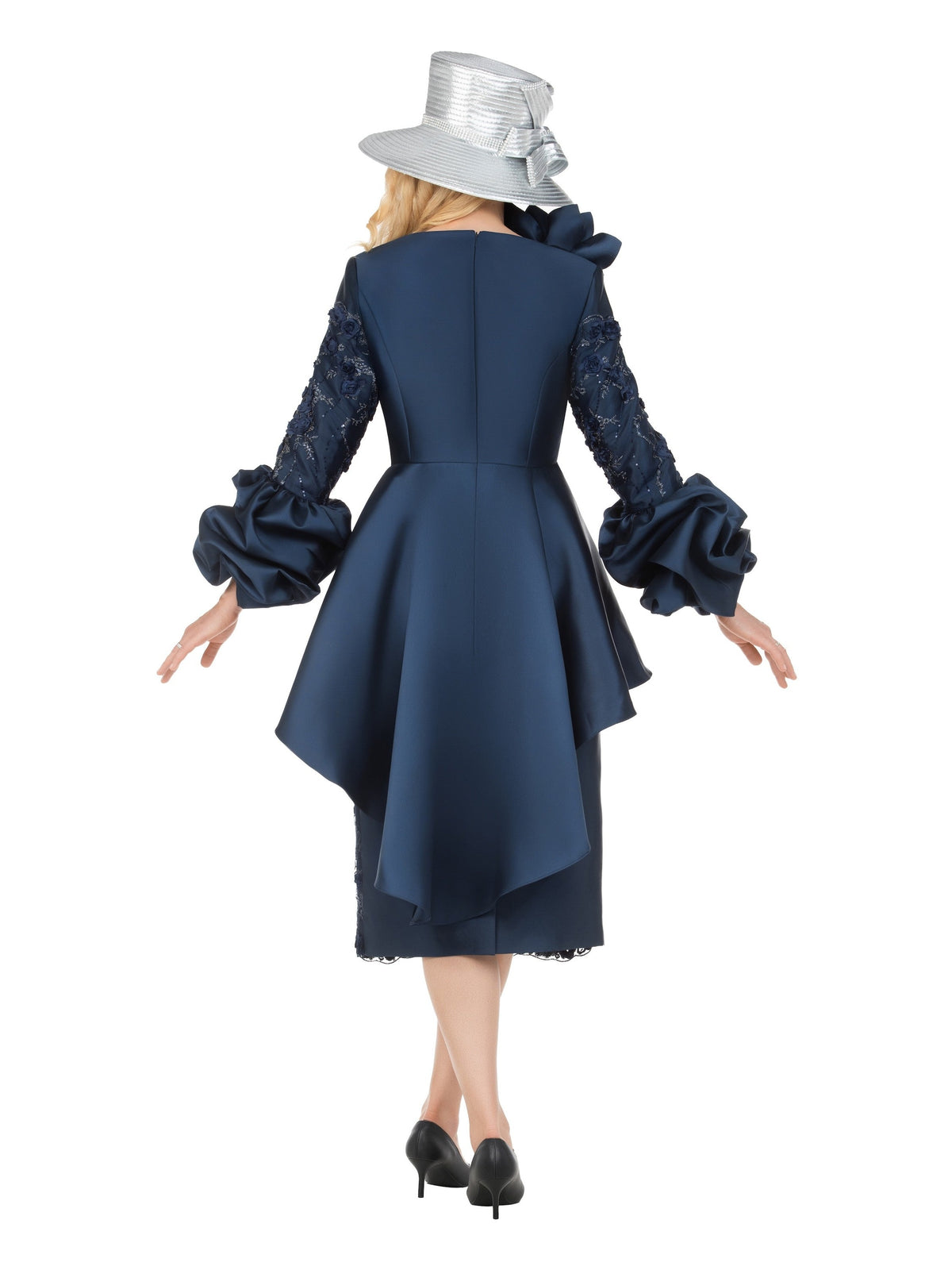 Giovanna Sculpted Elegance Floral Lace 2pc Skirt Suit-Plus, Style G1345W