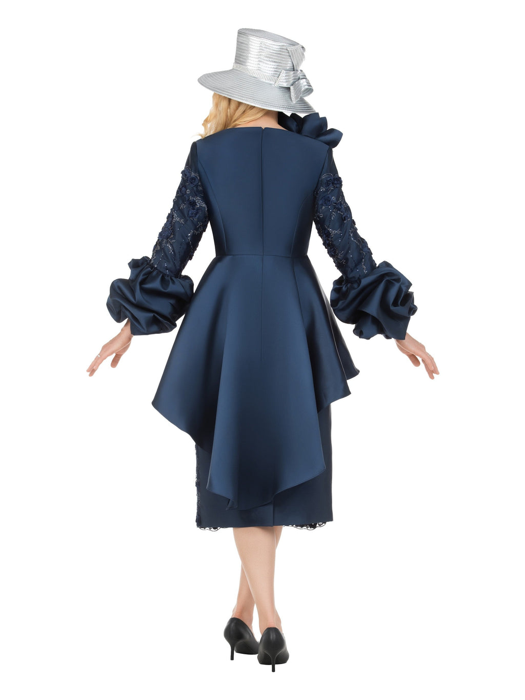 Giovanna Sculpted Elegance Floral Lace 2pc Skirt Suit, Style G1345