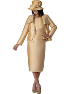 GMI Champagne Three-Piece Suit, Style G401753