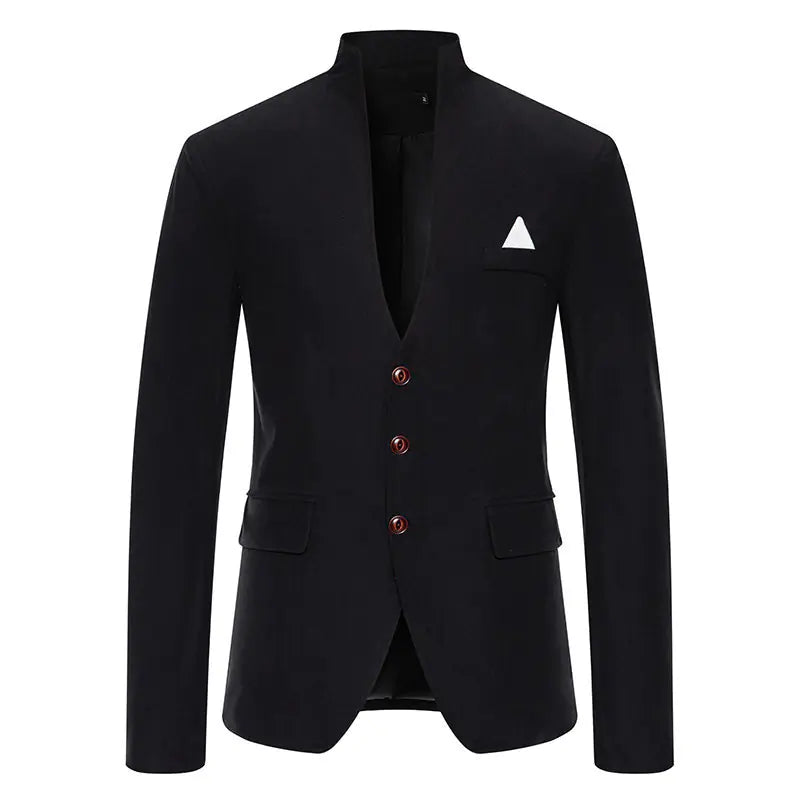 Men's Color Block Casual Slim Fit Suit Jacket X13