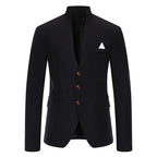 Men's Color Block Casual Slim Fit Suit Jacket X13