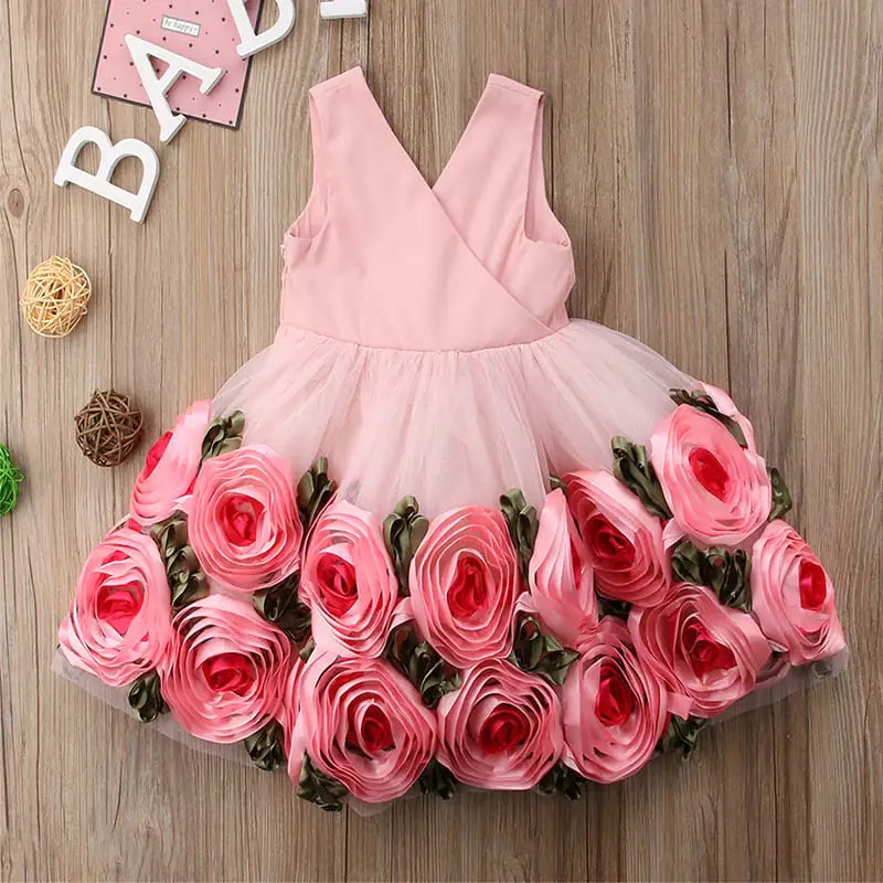 Enchanted Pink Princess Dress for Girls