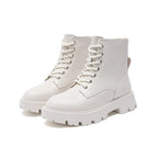Trendy Mid-Calf Fleece Ankle Boots for Winter