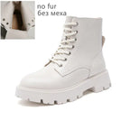 Trendy Mid-Calf Fleece Ankle Boots for Winter