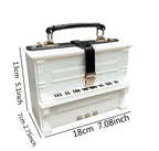 Piano Box Crossbody Bag