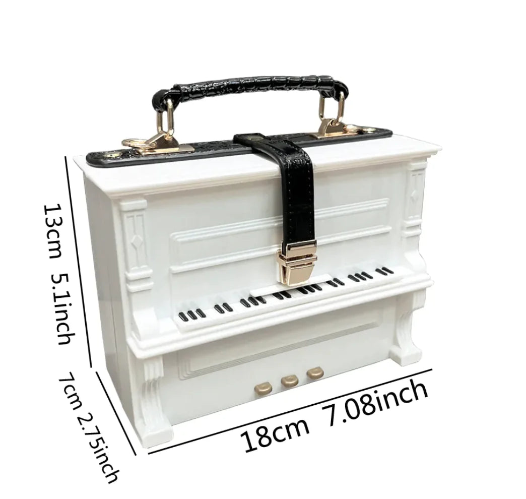 Piano Box Crossbody Bag