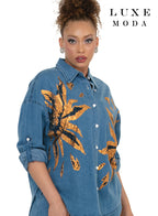 Luxe Moda, Style LM-522 Two-Piece Top & Pant Set